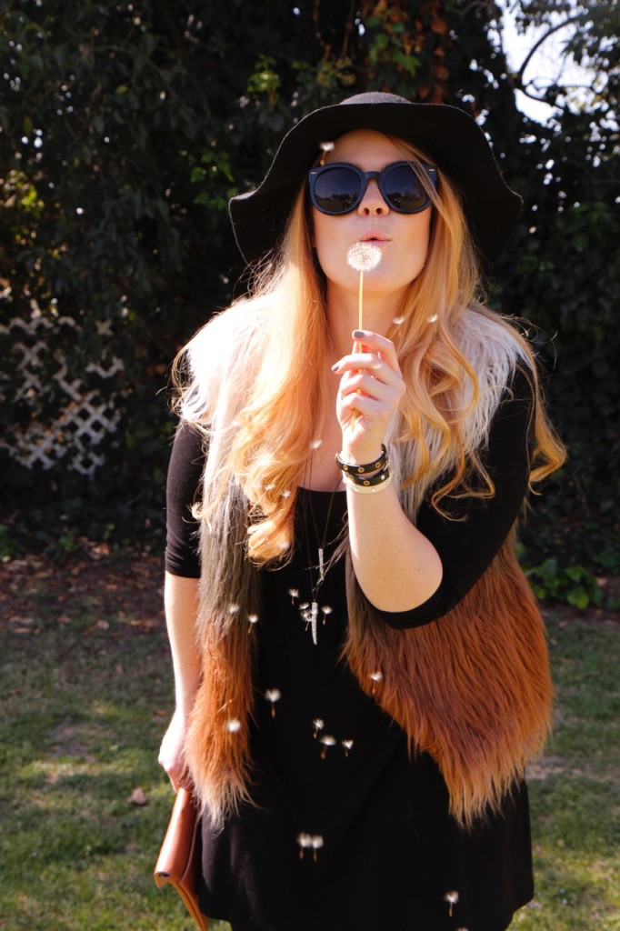 Fur Vest and LBD