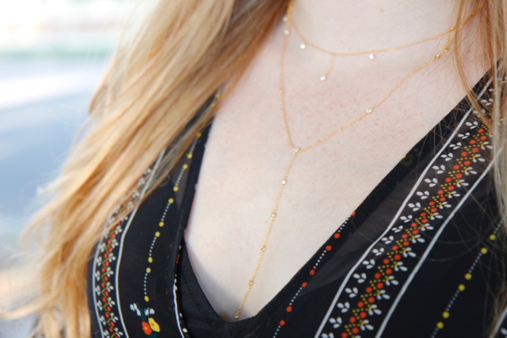 Sheer Print ASOS Maxi Jewelry Details