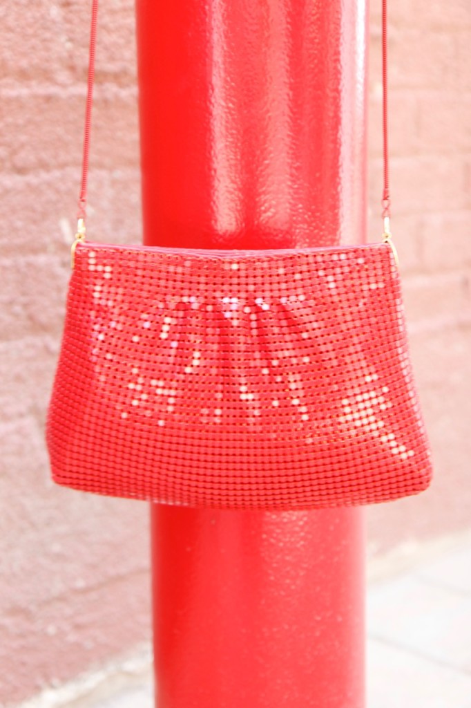 Mesh & Brushstrokes - Vintage Chainmail Bag