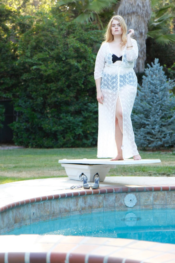 Poolside Glam - Plus Size Swimwear 