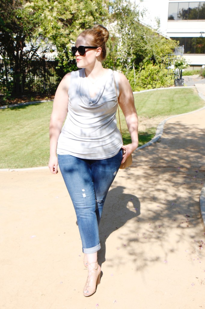 July Stitch Fix - Summer Date Night Look with Jeans 
