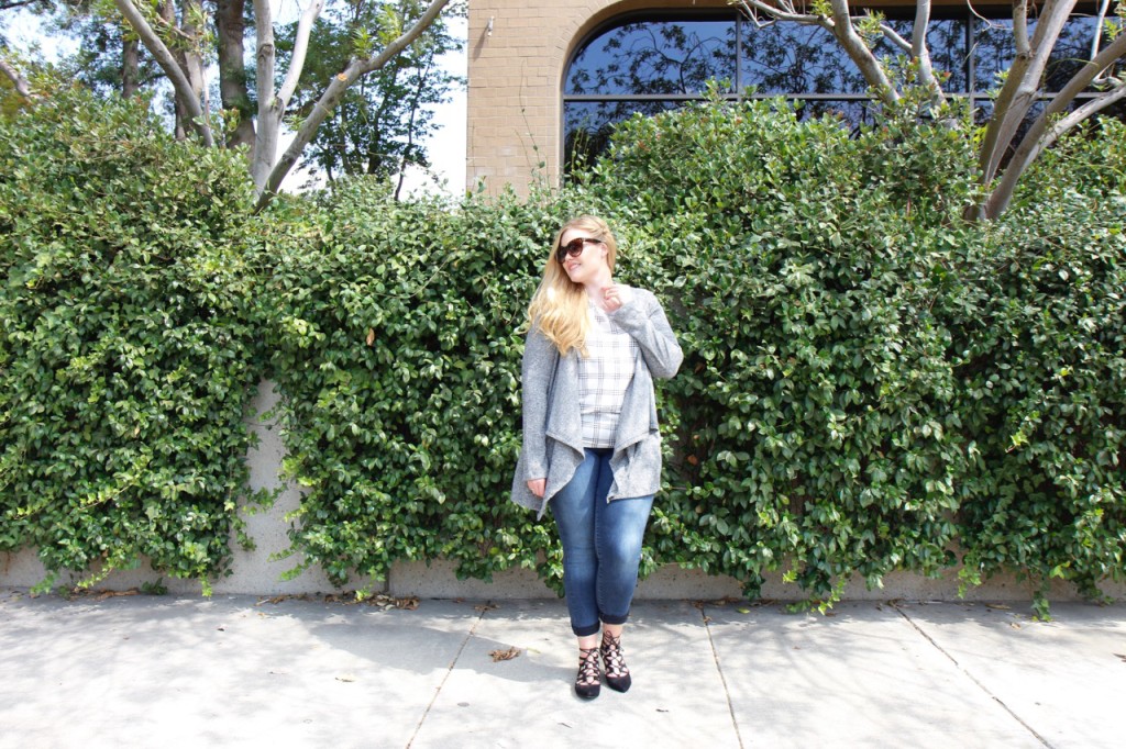 October Stitch Fix - Jeans and Hooded Cardigan