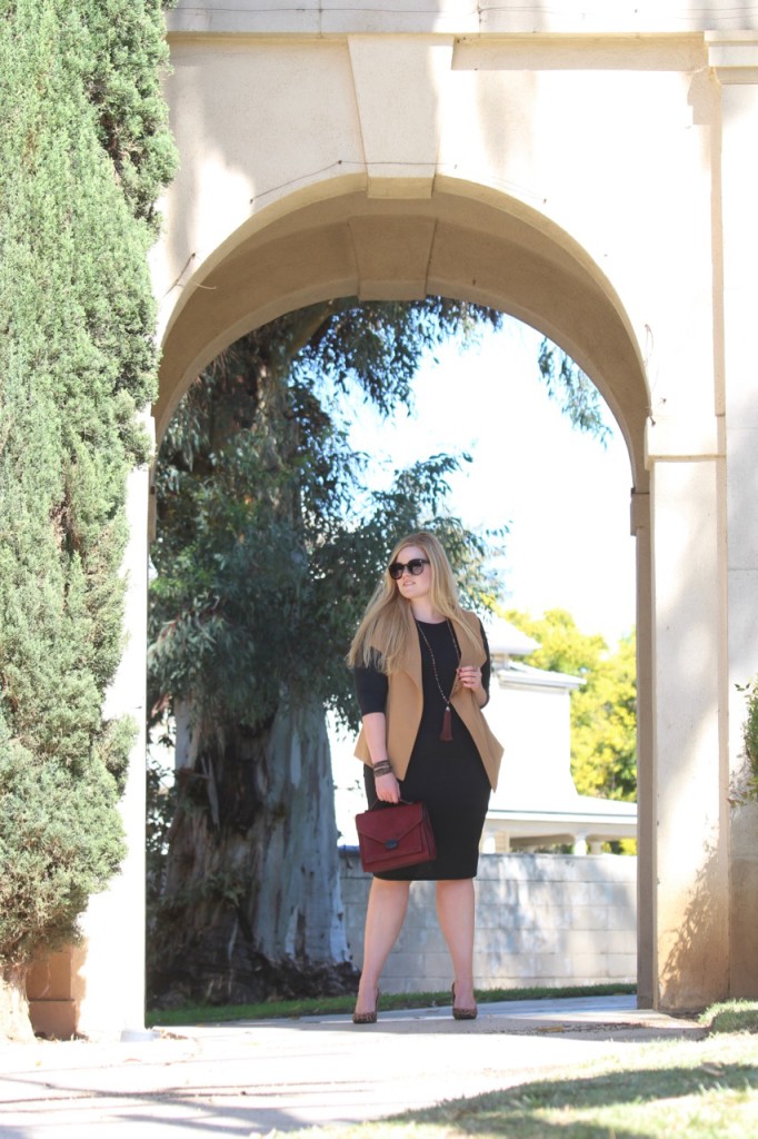 Layering a Midi Dress and a Giveaway! Perfect Fall Look