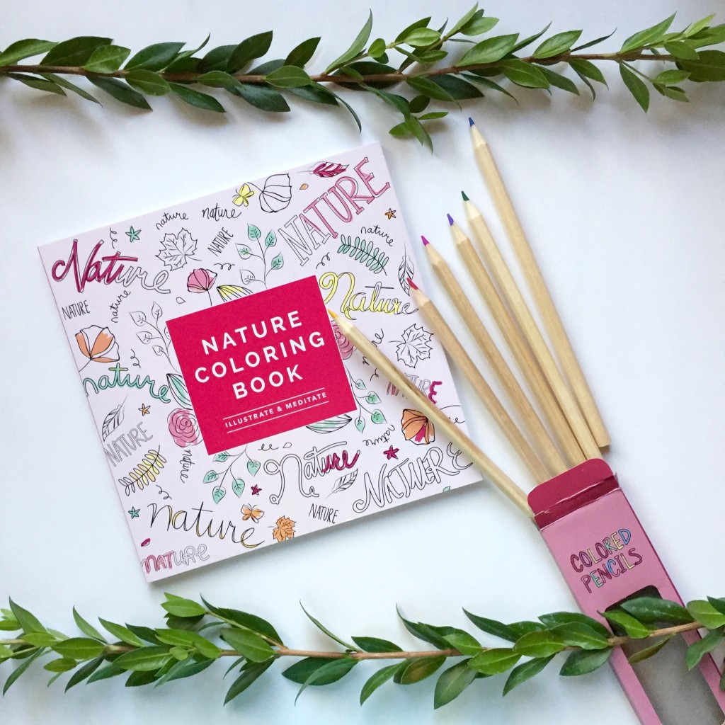 FabFitFun Fall Reveal - Coloring Book and Pencils