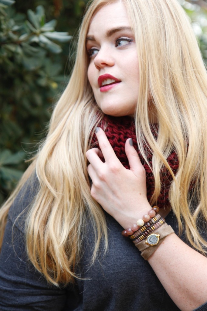 Ronnie M Jewelry Fall Lookbook - Stone Bracelet Stack