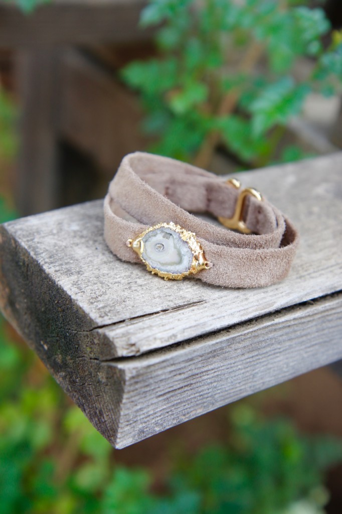 Ronnie M Jewelry Fall Lookbook - Suede Wrap Bracelet