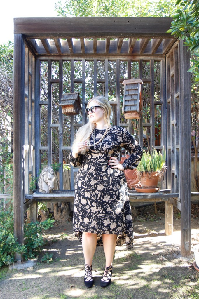 Who What Wear Collection Fall Picks - Floral Print Midi Dress