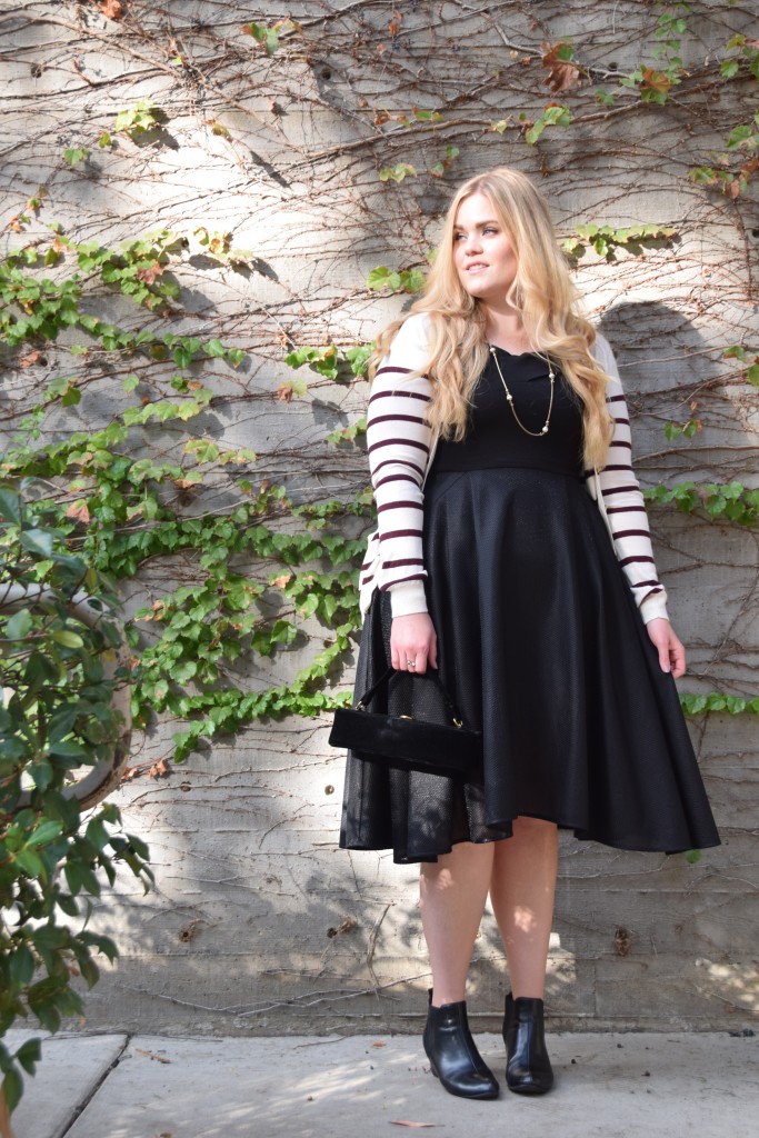 Dressing for Thanksgiving with Rent the Runway - Elliatt Black Verve Dress