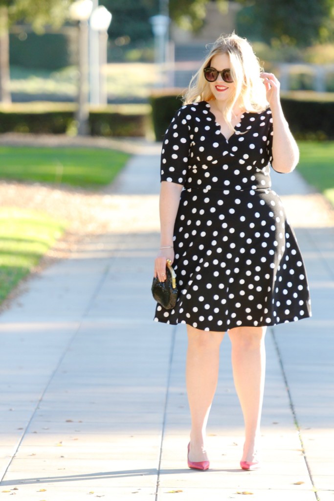 Happy New Year + Polka Dot NYE Look - Party Dress