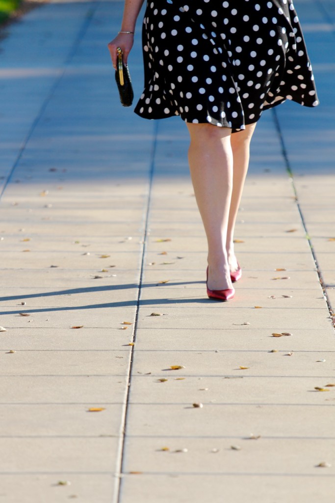 Happy New Year + Polka Dot NYE Look - Red Heels