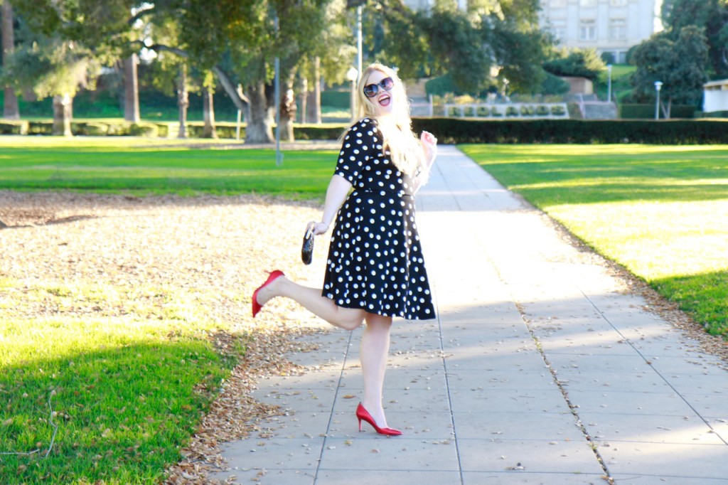 Happy New Year + Polka Dot NYE Look - Party Dress