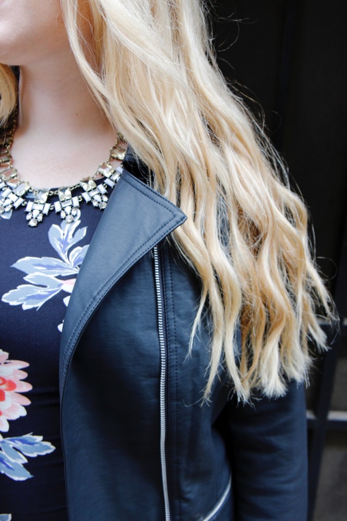 Party Ready with Simply Be - Faux Leather Jacket Details