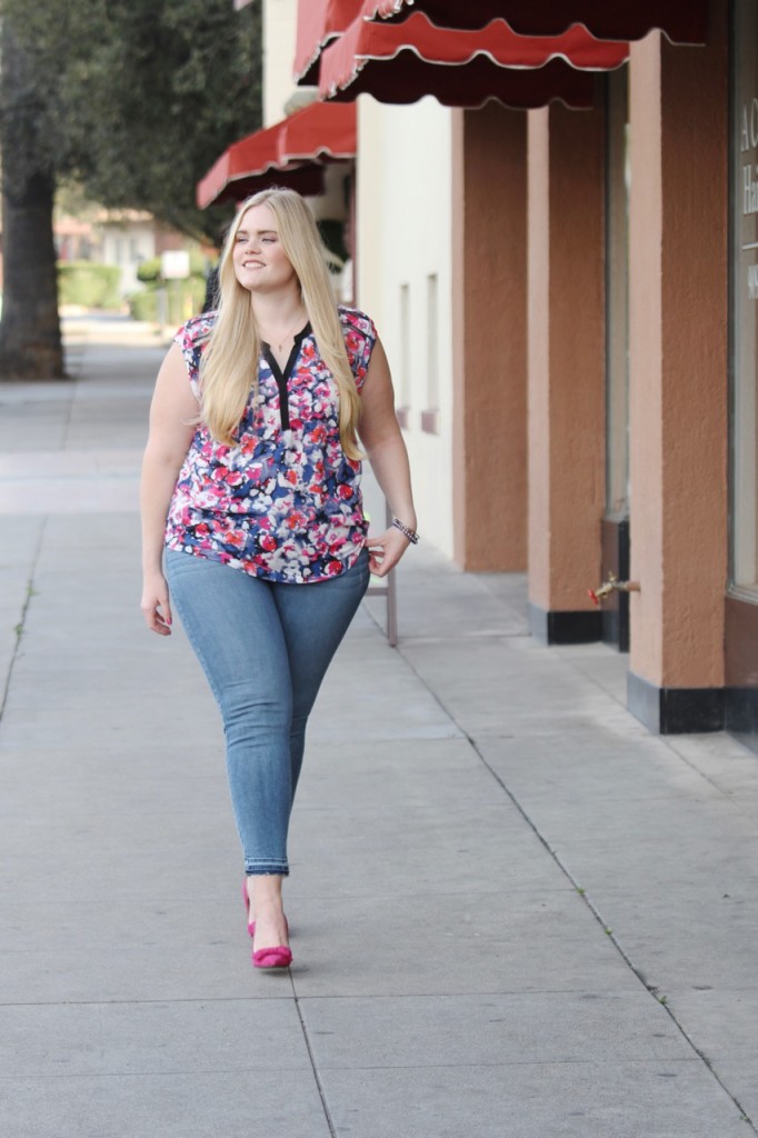 February Stitch Fix - Spring Floral Outfit