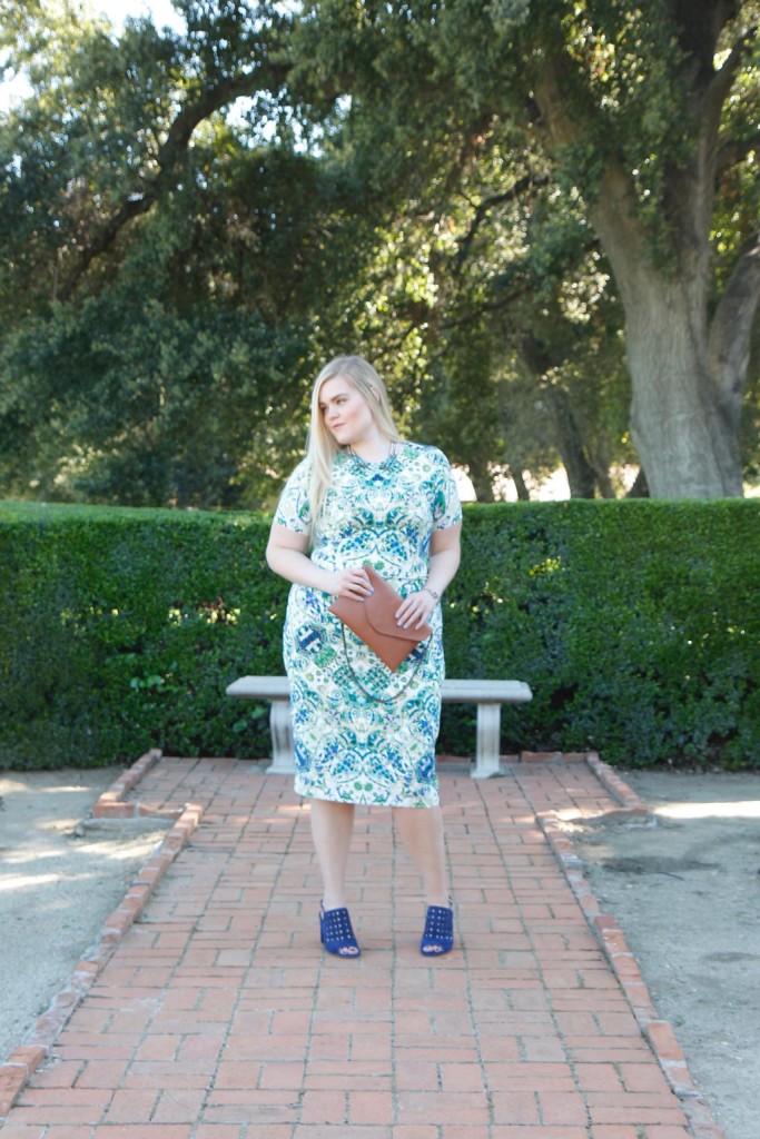 Spring Trends with Maggy London - Print midi dress