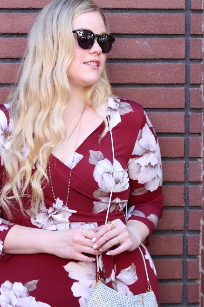 Garnet Floral Maxi with Perfectly Priscilla