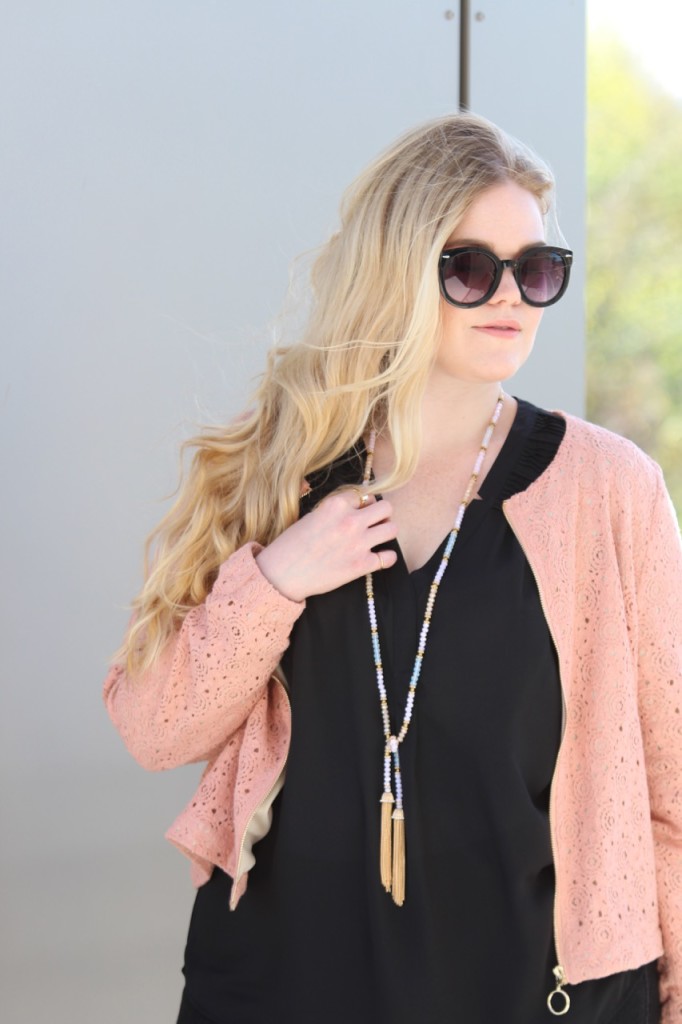 PS by Just Fab Review & Crochet Bomber Look