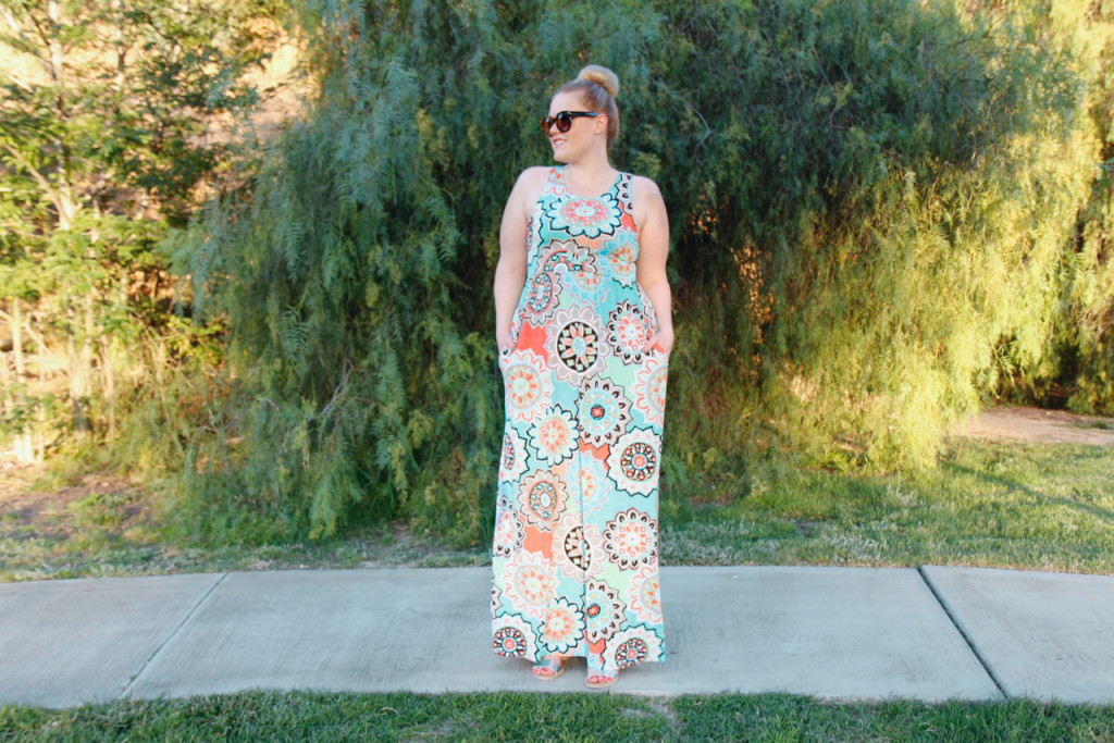 Summer Brights Maxi Dress - Mint Julep Feelin Active 