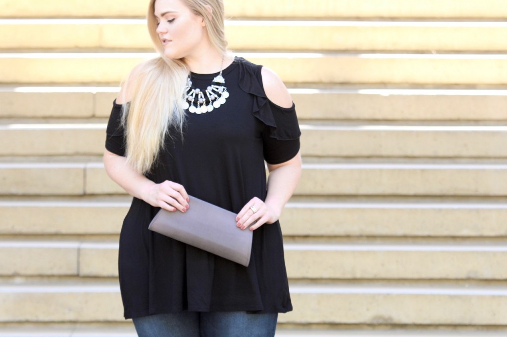 Cold Shoulder Vibes - Outfit Details