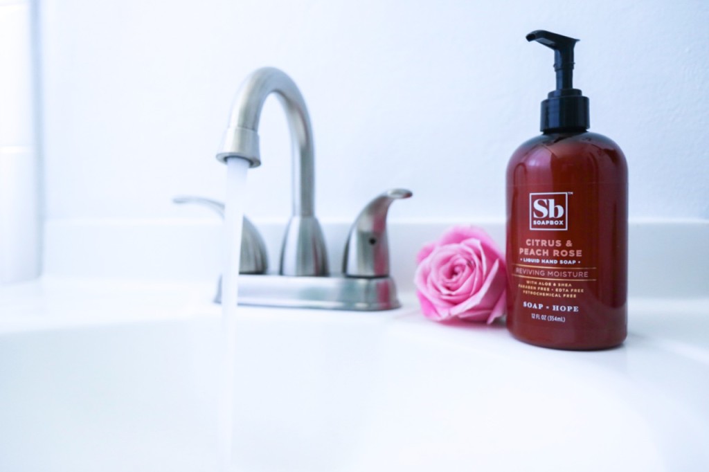 Soapbox Product Review - Citrus & Peach Rose Hand Soap 