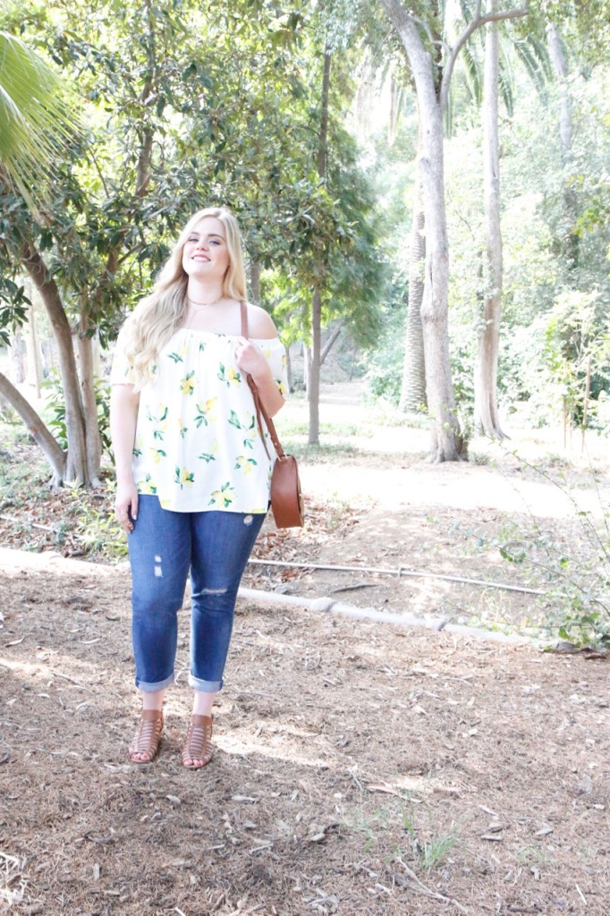 August Stitch Fix Review - Summer Off the Shoulder Blouse