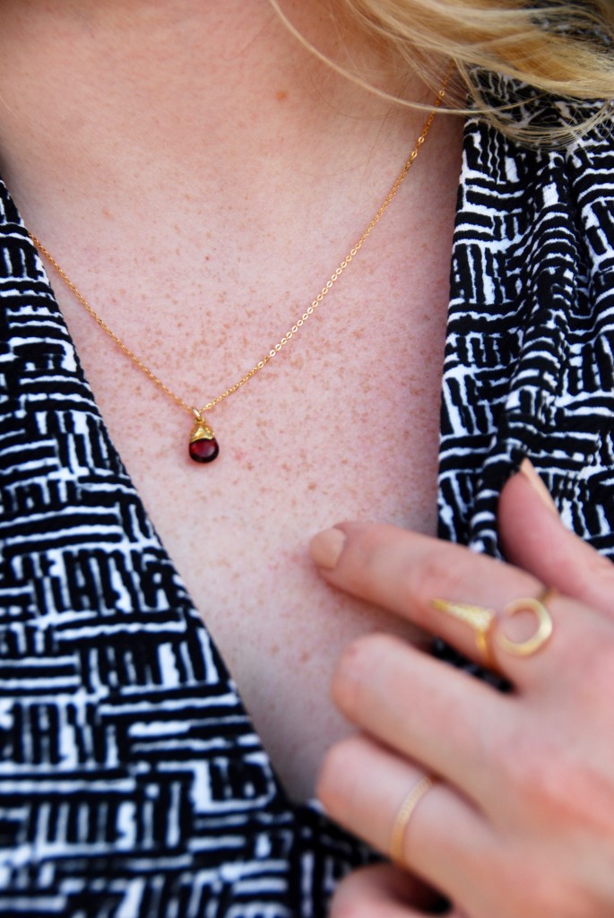 Kyle Chan Garnet Necklace 