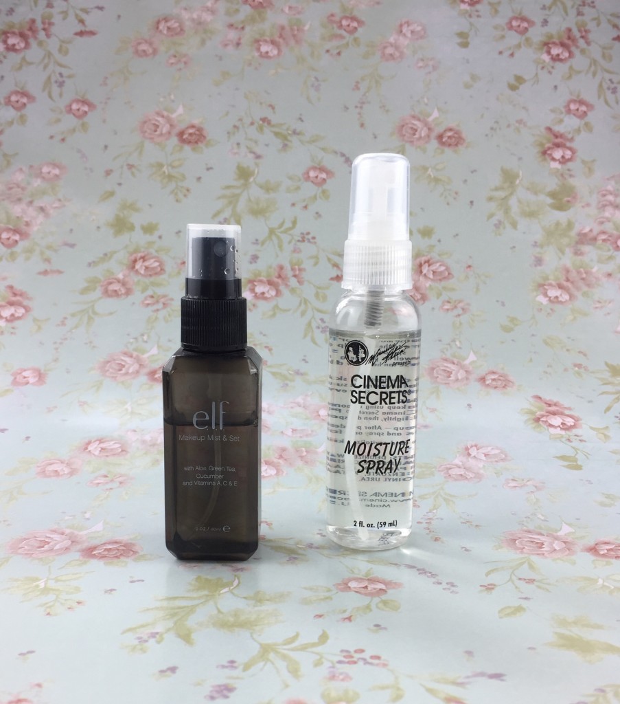 Makeup Setting Sprays from E.L.F. and Cinema Secrets