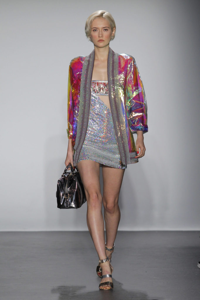 Custo Barcelona Spring/Summer 19 Collection Iridescent Jacket and Dress