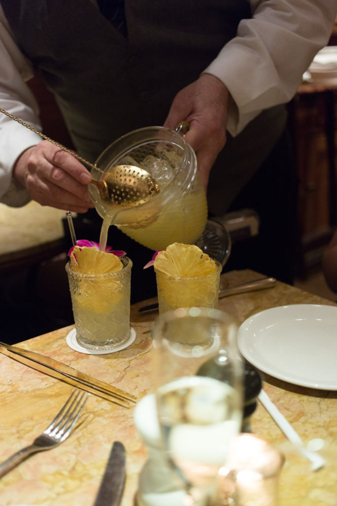 Cocktails at Bond 45 Restaurant in New York City Times Square