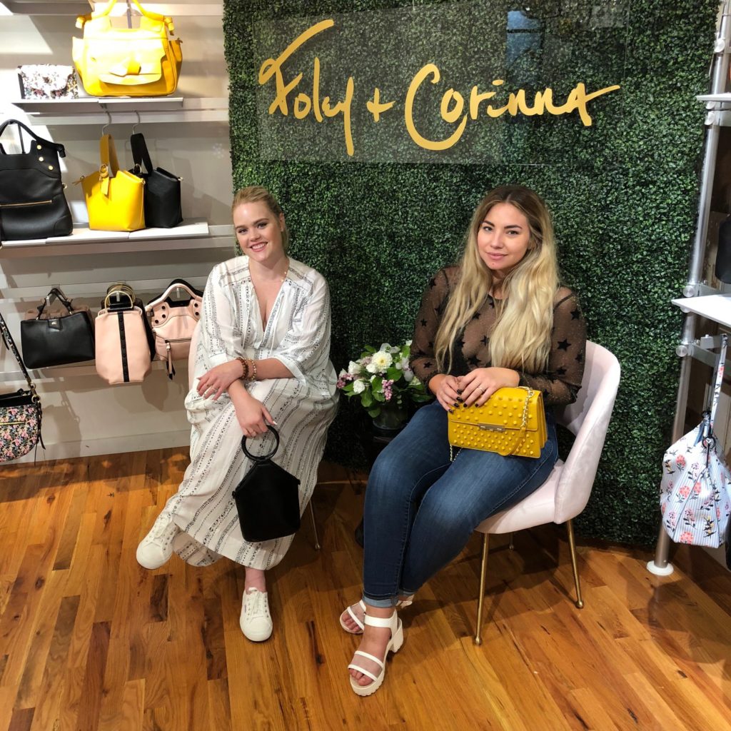 Foley & Corinna Pop Up event at NYFW