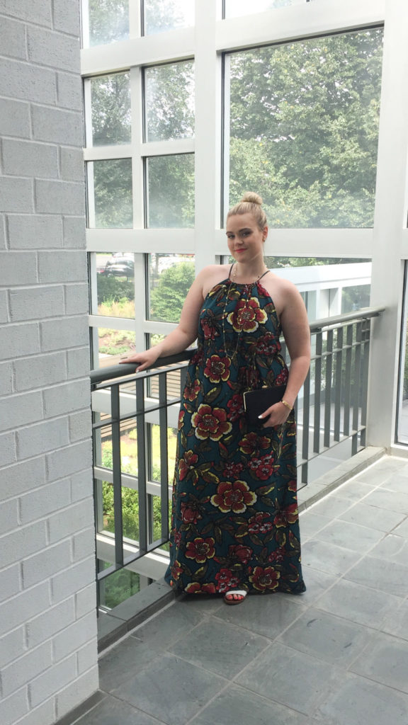 LOFT Floral Maxi Dress - Our Proposal Story 