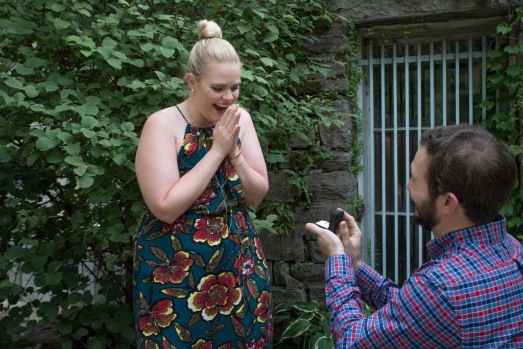 Our Proposal Story - Down on one knee