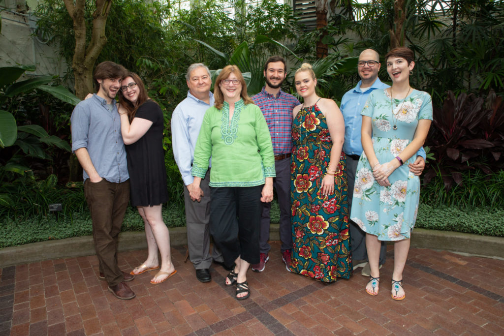 Our Proposal Story - Family Photo at the Franklin Conservatory 