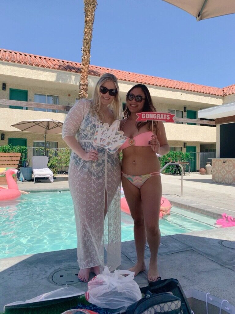 My Epic Bachelorette Weekend - Palm Springs Infusion Beach Club