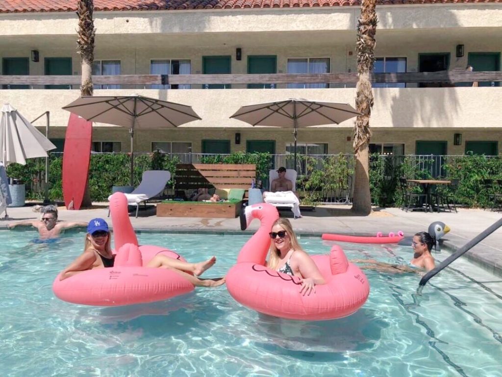 My Epic Bachelorette Weekend - Palm Springs Infusion Beach Club