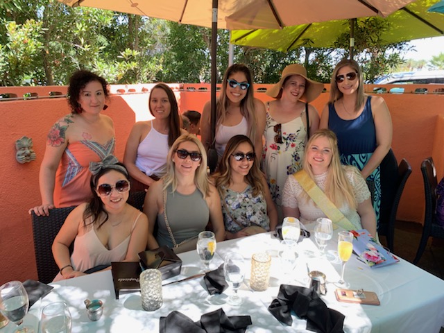My Epic Bachelorette Weekend - Brunch at Tropicale in Palm Springs 