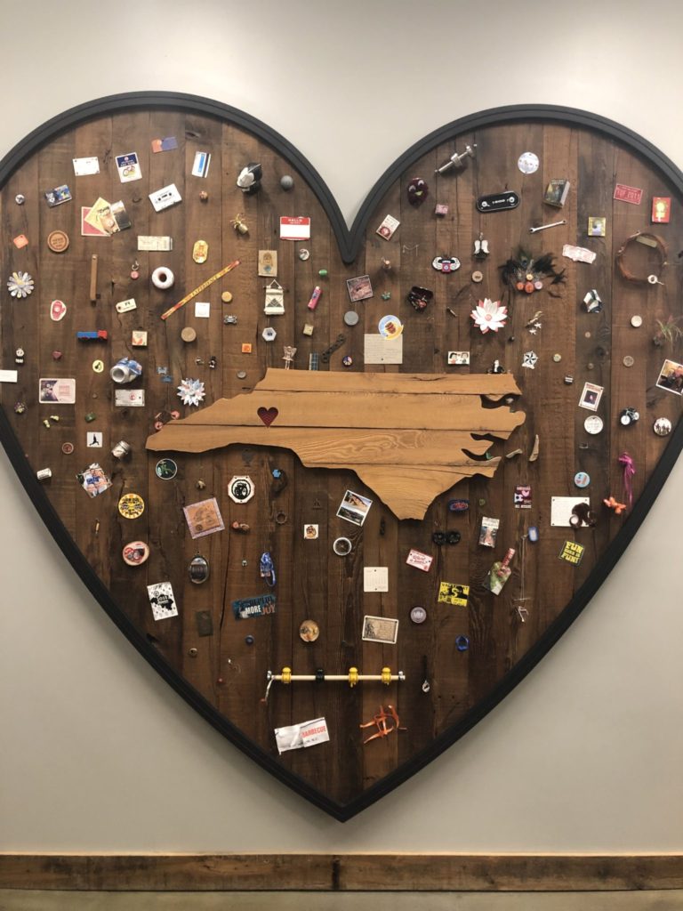 New Belgium Brewing Heart Wall 